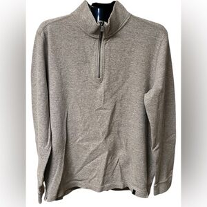 Roots Men's Tan Zip-Up Sweater